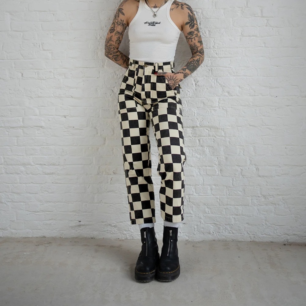 P&Co 304 Service fatigue checkered pants